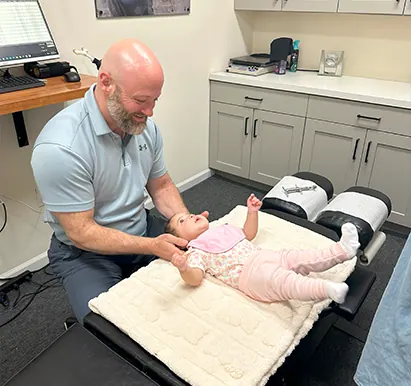 Dr. Eric Chludzinski a pediatric chiropractor