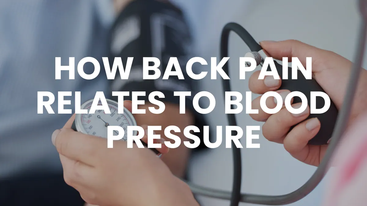 How is Back Pain Related to High Blood Pressure
