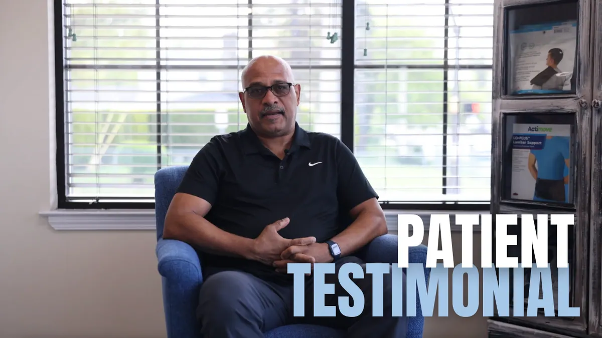 Patient Testimonial – Low Back Pain RELIEF!