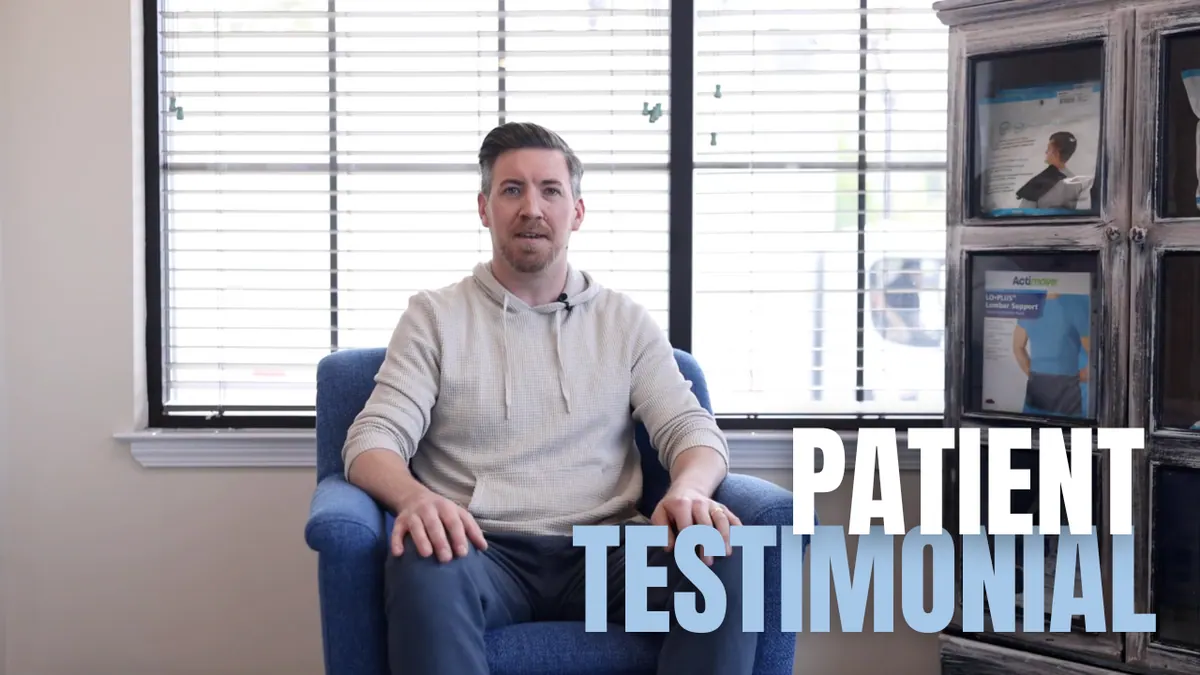 Patient Testimonial – Shoulder Pain Relief