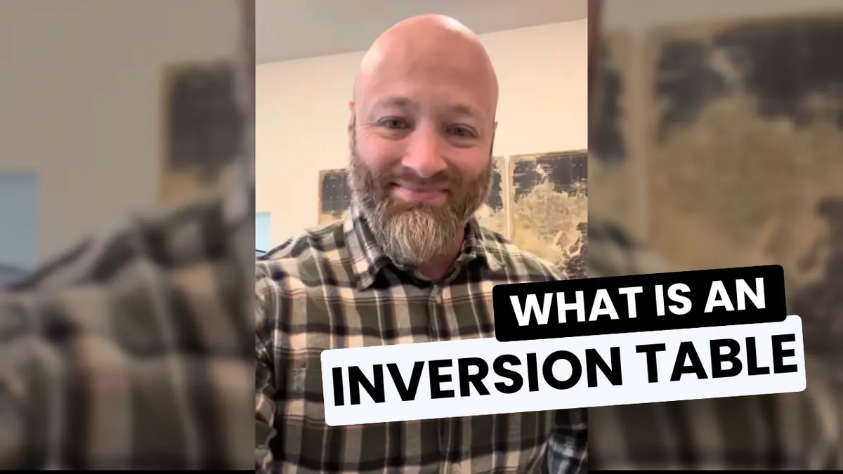 Should you consider an Inversion Table?
